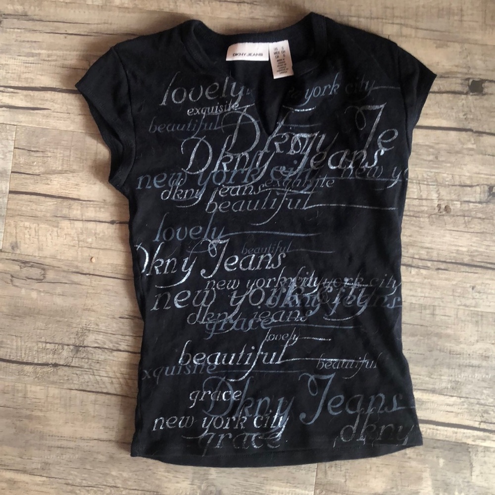 Y2K DKNY Baby Tee